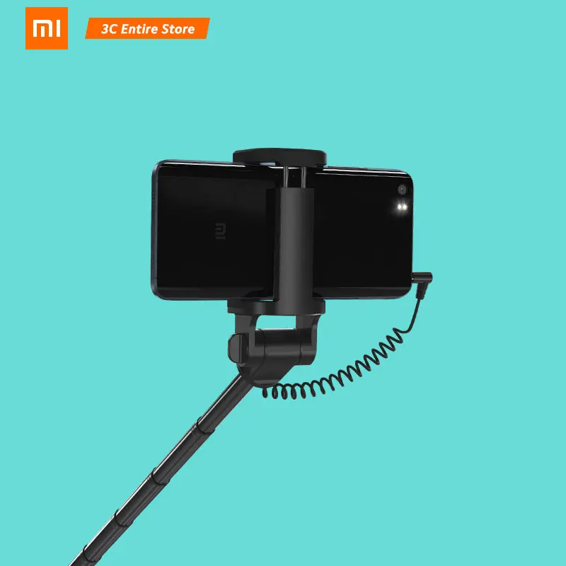 Оригинальная селфи палка Xiaomi проводной портативный монопод выдвижной ручной