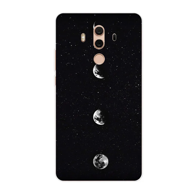 Huawei mate 10 Case Silicon Mountain scenery Painting Soft TPU Back Cover for pro Phone protect Bags shell |