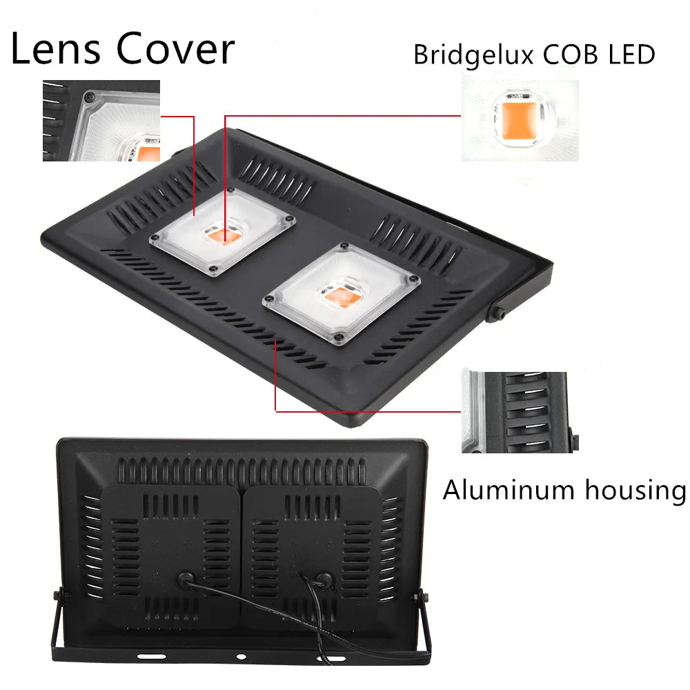 Hydroponics 200W COB LED Grow Lighst Full Spectrum Plants Lamp Veg Flowering | Growing Lamps