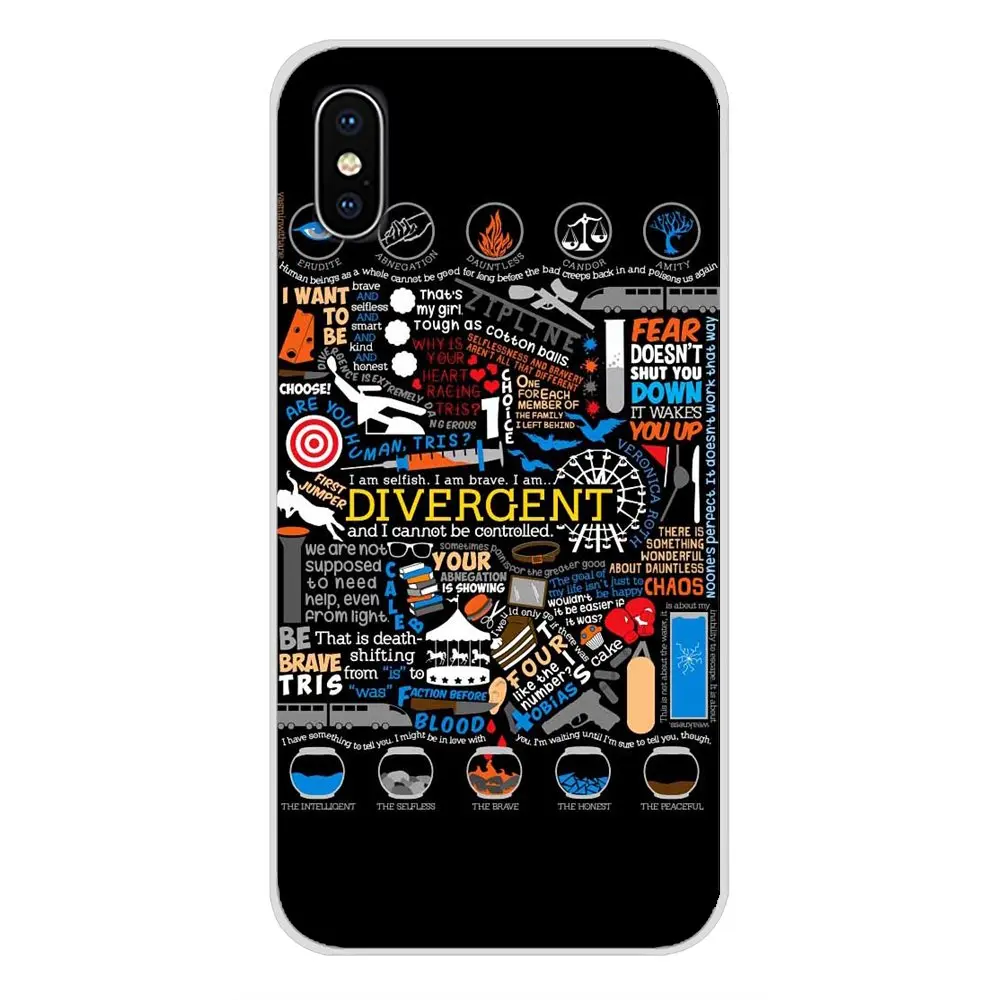 Divergent All Quote Tris Collage для Huawei Mate Honor 4C 5C 5X 6X 7 7A 7C 8 9 10 8C 8X 20 Lite Pro аксессуары чехол