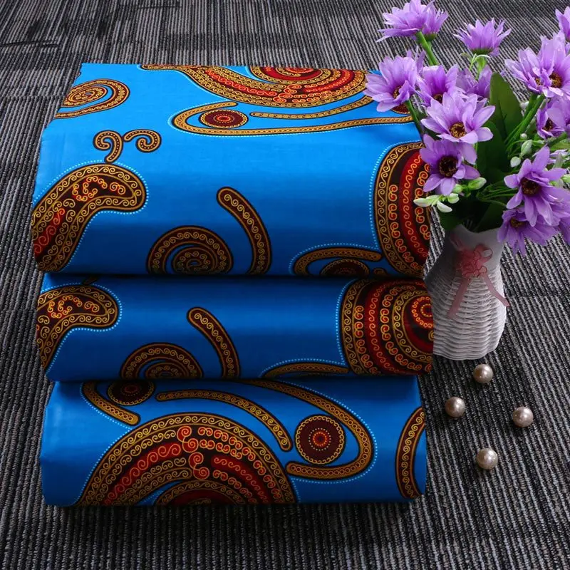 blue snail ! Wholesale of New National Wind Cotton Printed Fabric Plain Geometric in 2019 wax | Дом и сад