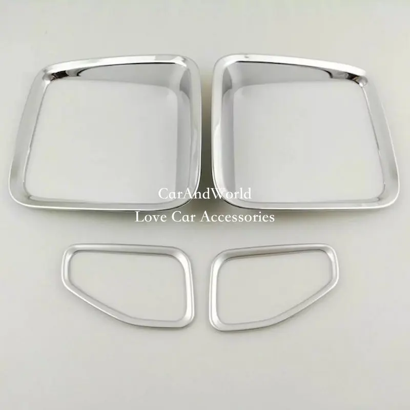 

Rear Tail Lights Cover Lamp TailLight Decoration ABS Chrome Stickers For Jeep Renegade 2016 2017-2021 Car-Styling Accessories