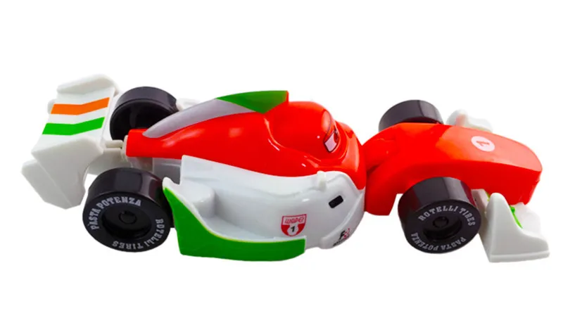 1 шт. disney Pixar Cars 2 3 Lightning McQueen экзотический детский гоночный автомобиль мальчик Рождественский подарок модель автомобиля деформированная игрушка яйцо подарок