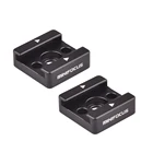 Адаптер для крепления холодного башмака, 2 шт. в упаковке, с крепежными винтами с резьбой 14 дюйма для камеры, монитора, светодиодсветильник Ки, микрофона, вспышки