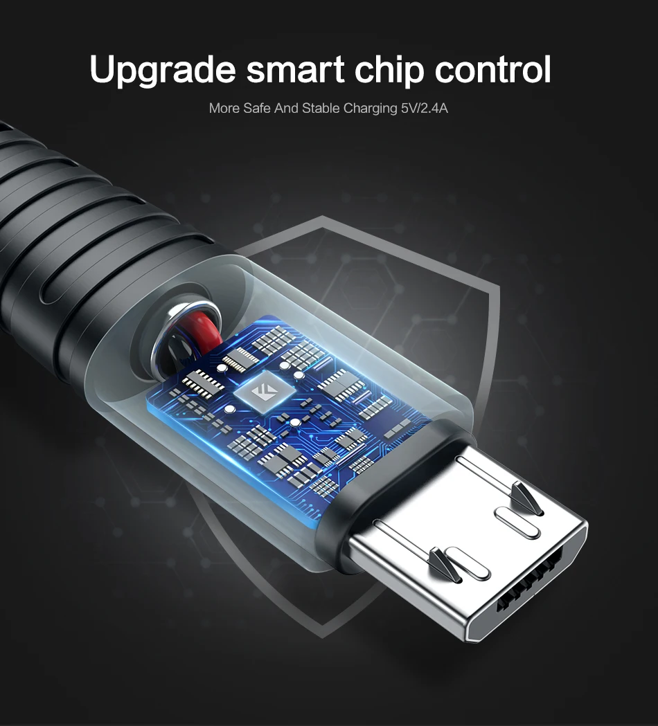 FLOVEME Micro USB кабель 5 В 2.4A зарядки данных Зарядное устройство кабель для samsung Xiaomi huawei телефона Android Зарядное устройство Кабель Micro USB шнур зарядное устройство usb кабель зарядка для телефона micro