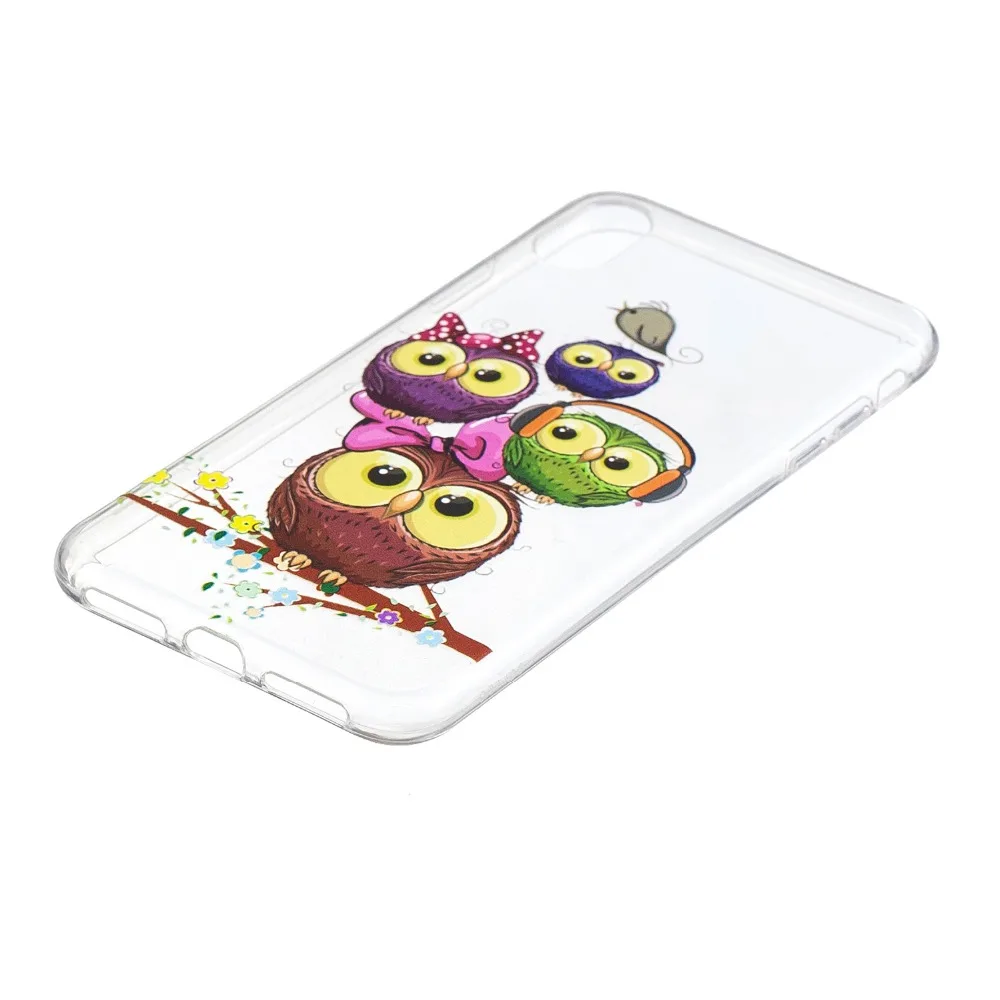 2018 Новый мультяшный Прозрачный чехол для мобильного телефона iPhone XS Plus TPU