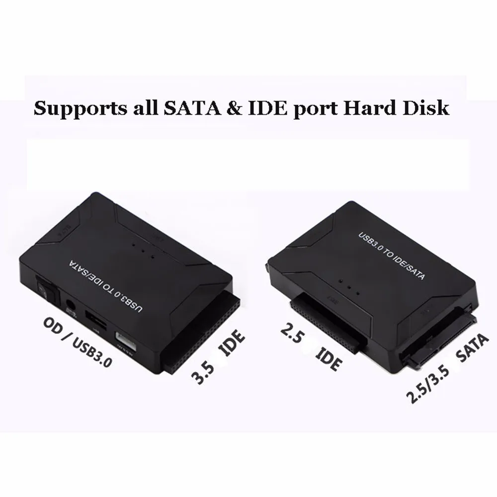 USB IDE/SATA адаптер Жесткий диск SATA к 3.0 передачи данных конвертер для 2.5/3.5/5.25