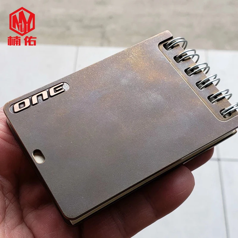 Карманный инструмент EDC для улицы военный блокнот из титанового сплава деловые