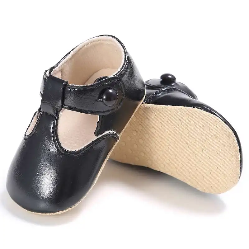 5 Colors Spring Baby PU Leather Newborn Boys Girls Shoes First Walkers Moccasins 0-18 Months girls images - 6