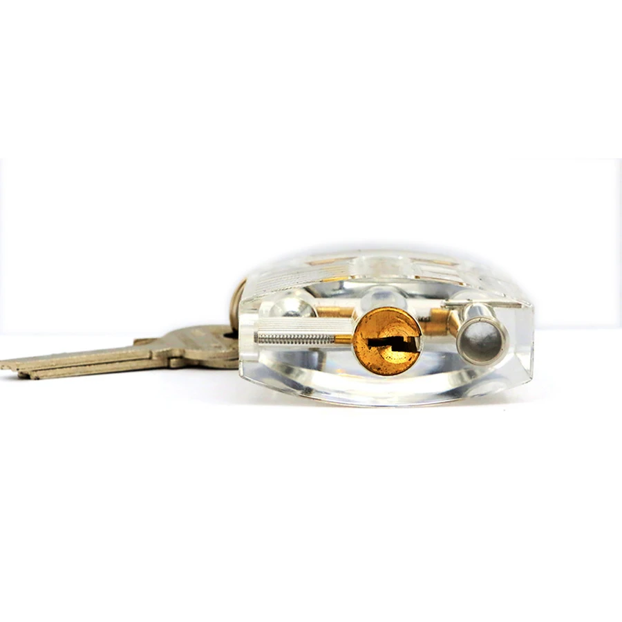 Transparent Pick Cutaway Practice Padlock Lock With Broken Key Removing Hooks Extractor Set Locksmith Tool | Обустройство дома