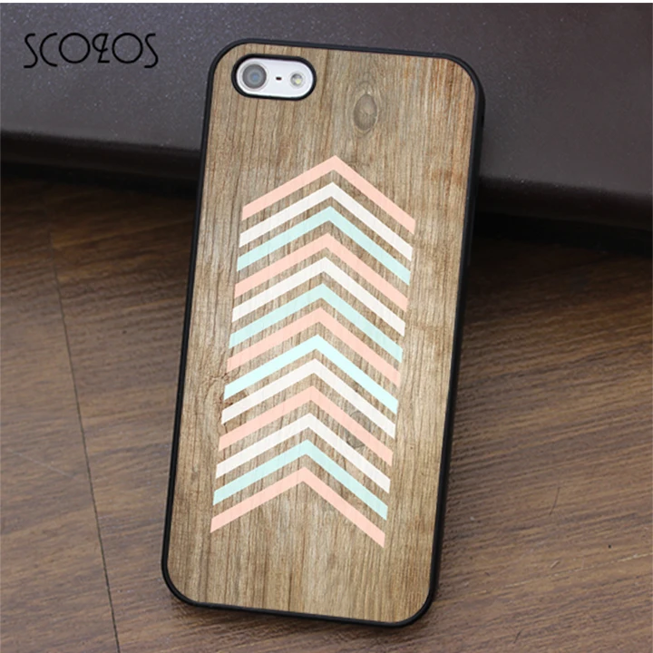SCOZOS Имитация дерева & Пастельный узор Chevron модный чехол для телефона для iPhone X 4 4s 5 5s Se 5C 6 6s 7 8 6 и 6s плюс #ca220