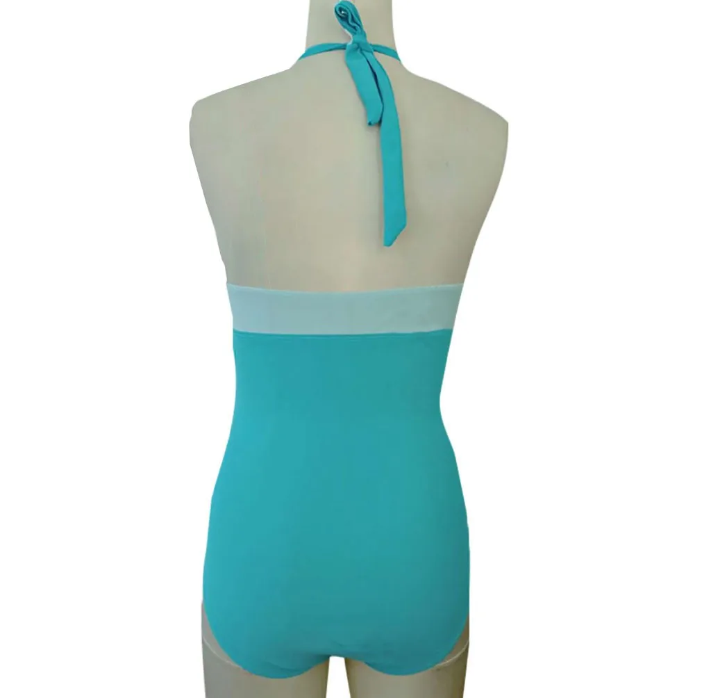 Сексуальные Купальники SAGACE для беременных женщин комплект танкини синие цельные