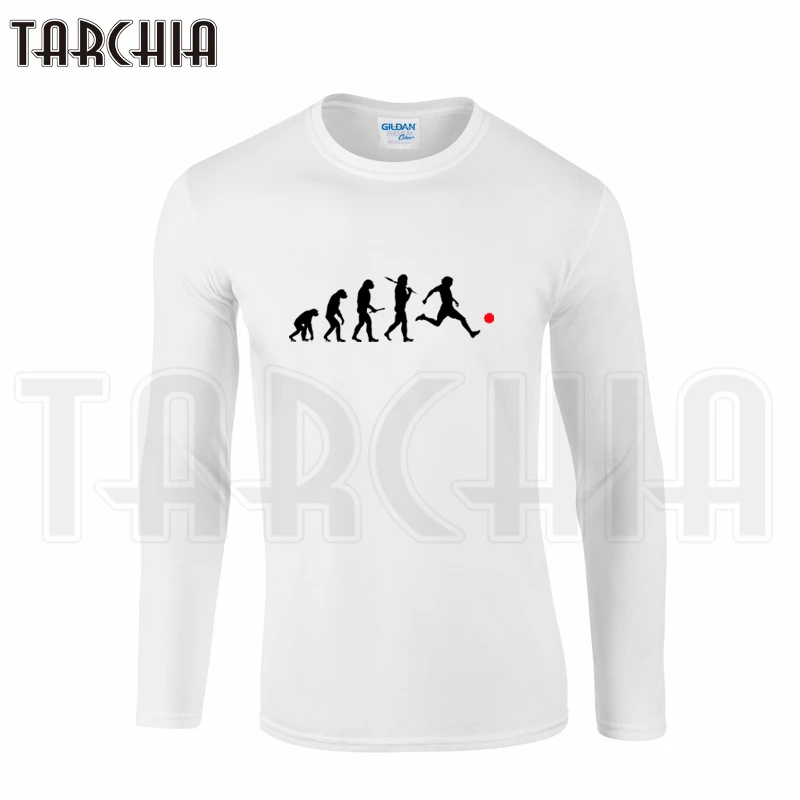 TARCHIA EUR Размеры Мужская футболка с длинным рукавом Футболка Homme модные Evolution вы