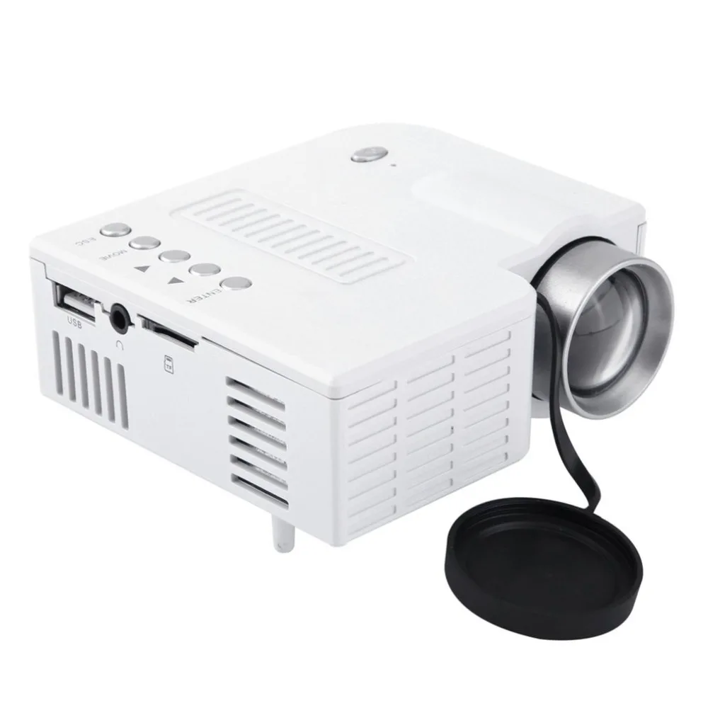Hot UC28A Mini Portable LED Projector 1080P Multimedia Home Cinema Theater USB TF HDMI AV LED Beamer Projector for Home Use