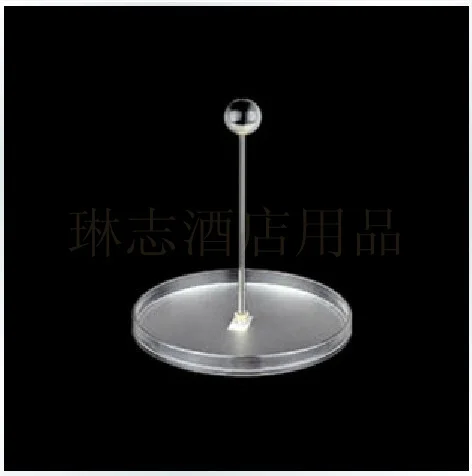 Прозрачный акрил круглый приправа лоток / базу специй |