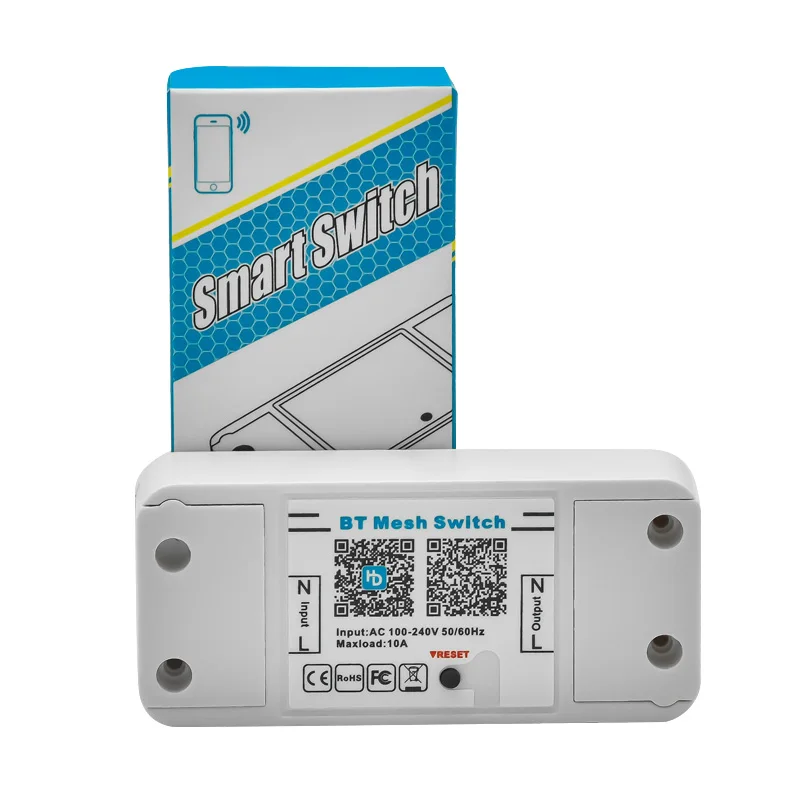 BT Mesh Switch Magic Home 110 В 220 В 10 А умный Bluetooth WiFi светодиодный переключатель управления Лер IOS Android приложение Управление работает с Amazon Alexa Google Home - Цвет: BT Mesh Switch