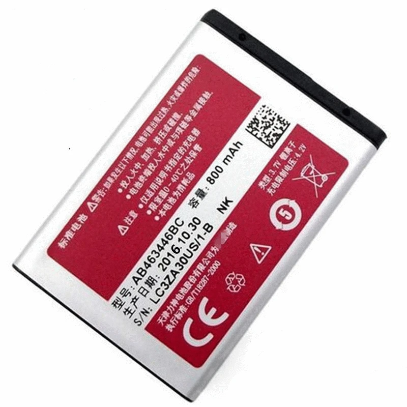 Новая Оригинальная литиевая батарея GTF для X208 B309 189 E218 AB463446BC мобильный телефон |
