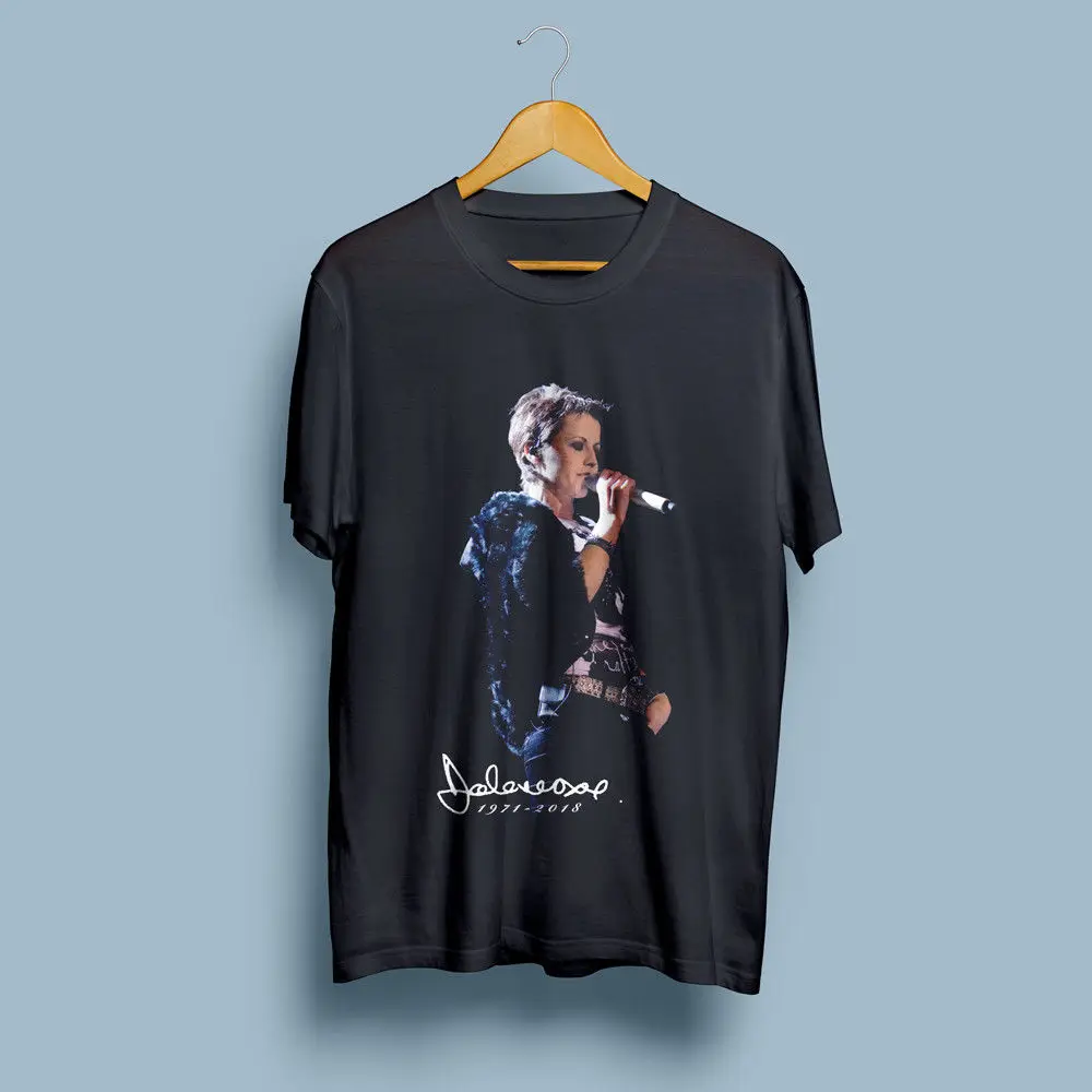 Черная футболка с клюквой Долорес О 'Риордан Рип Менс S 4Xl|t shirt|black t shirtshirt |