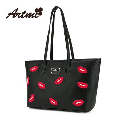 2015 ARTMI новинка мода средний черный свободного покроя сумка старинные вышивки