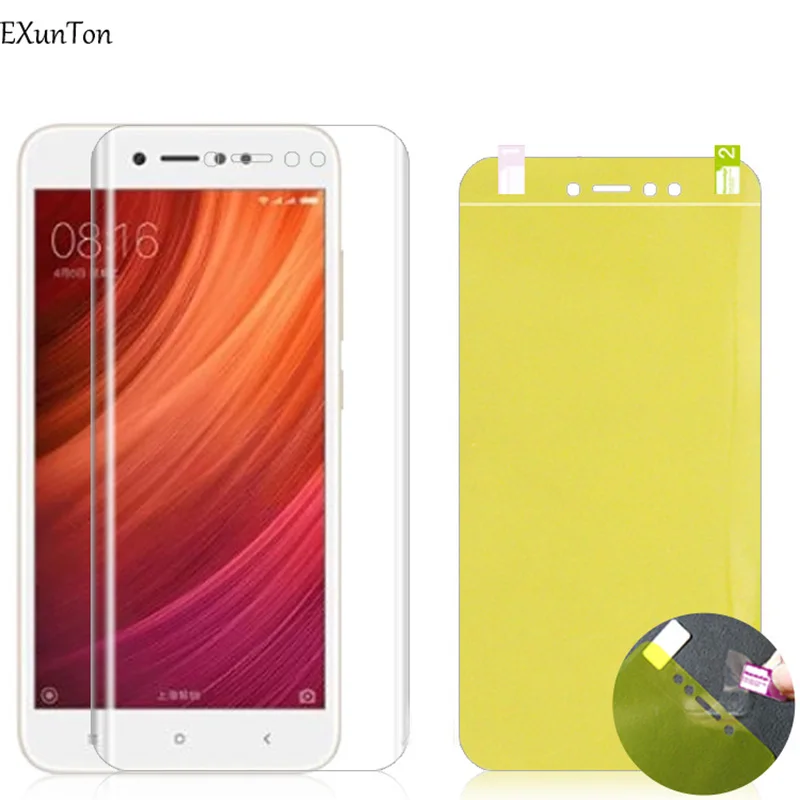 EXUNTON 3D мягкая пленка для Redmi Note4 MTK/Global Edition TPU Защитная (не стекло) Note5 Pro 5A Prime Note6 6