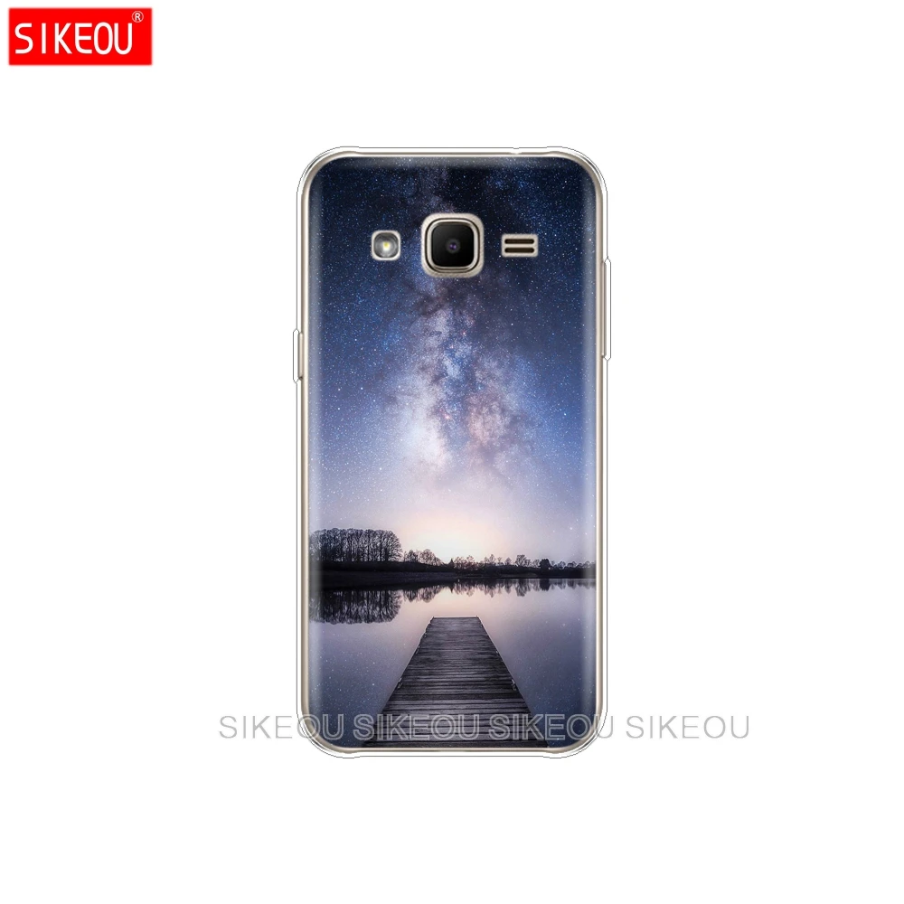 Мягкий чехол SIKEOU из ТПУ для Samsung Galaxy J2 SM-J200F J200H чехлы samsung 2015 4 7 дюйма с полной