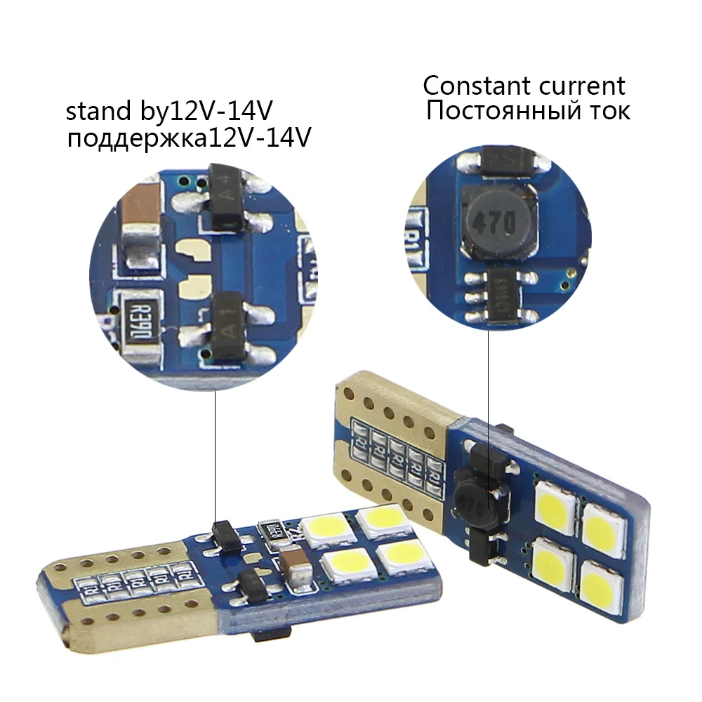 KEIN 2 шт. Выделите t10 w5w 194 8smd 3030 клина стороны света номерных знаков Купол Чтение Хвост Парковка сигнальная лампа авто светодиодный лампы