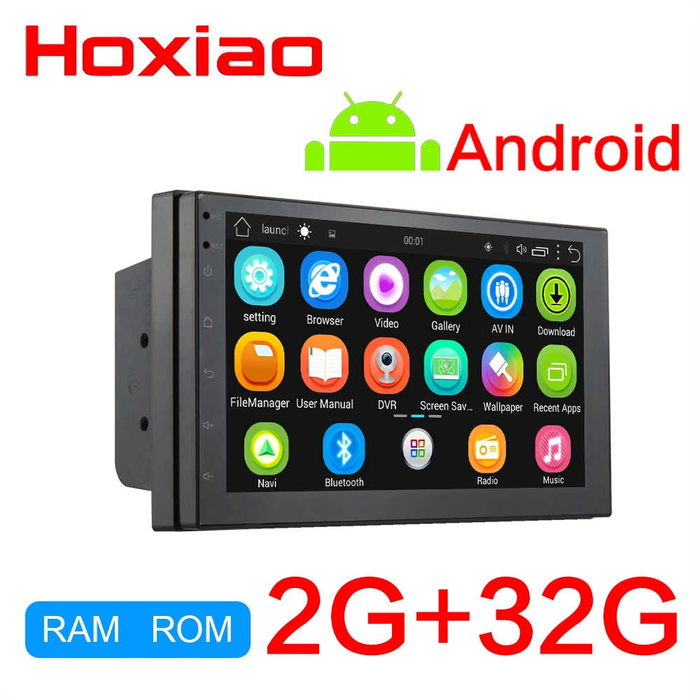 2Din Android автомобильный мультимедийный плеер ram 2G+ rom 32G gps Навигация BT DAB FM USB wifi без dvd автомобиля 2 DIN радио