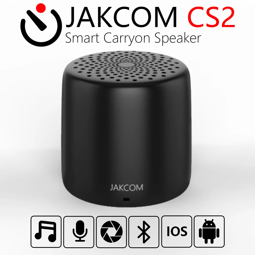 JAKCOM CS2 mini wireless bluetooth speaker Smart Carryon Speaker with Remote Control Selfie High-volume Microphone fast charge |