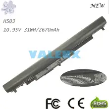 10 95 V 31Wh ноутбук батарея HS03 для hp павильон 14 ac0XX 15 255 245 250 G4 240 HSTNN LB6V