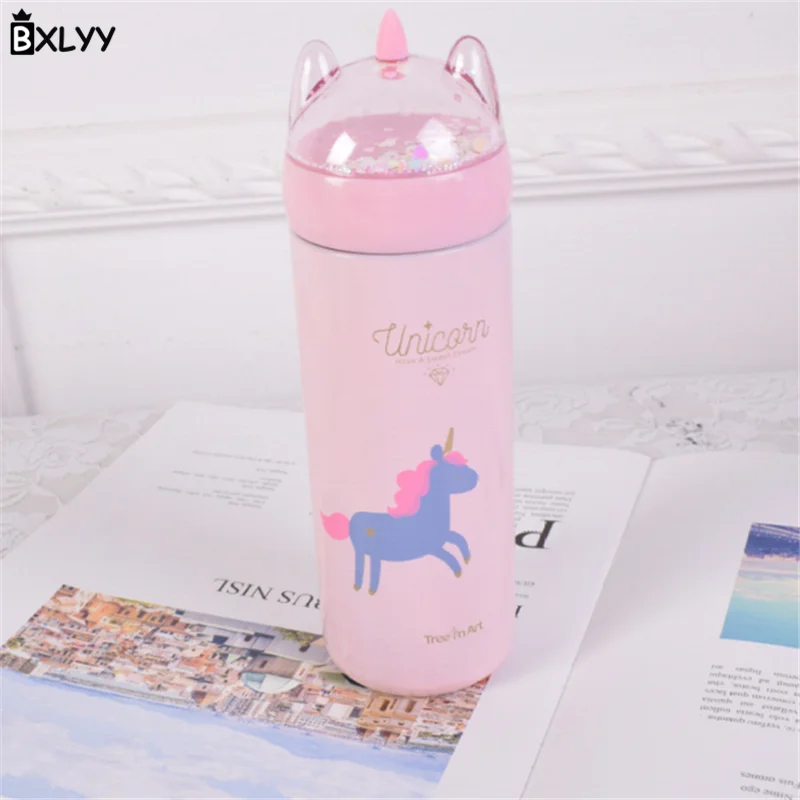 BXLYY300ml креативный термос с единорогом аксессуары для украшения дома Новогодние