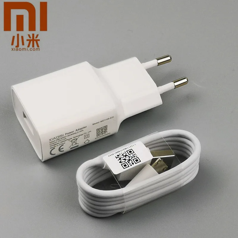Зарядное устройство xiaomi 5 В/2 А оригинальный адаптер питания европейского
