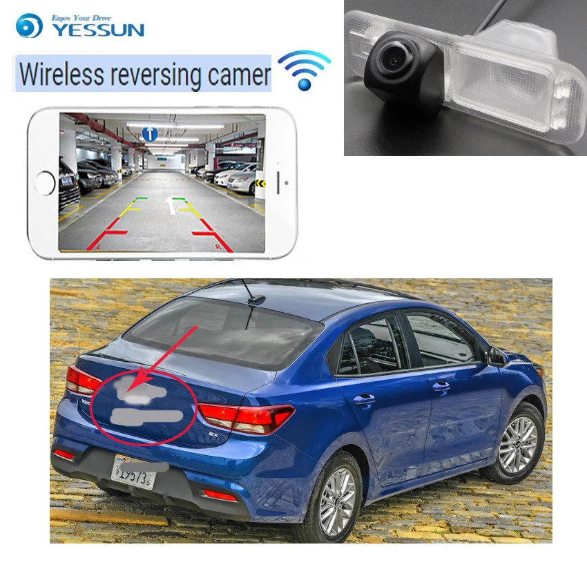 YESSUN Новая задняя парковка резервная Беспроводная фотосессия для kia Rio 3 UB 2015 2017 k2