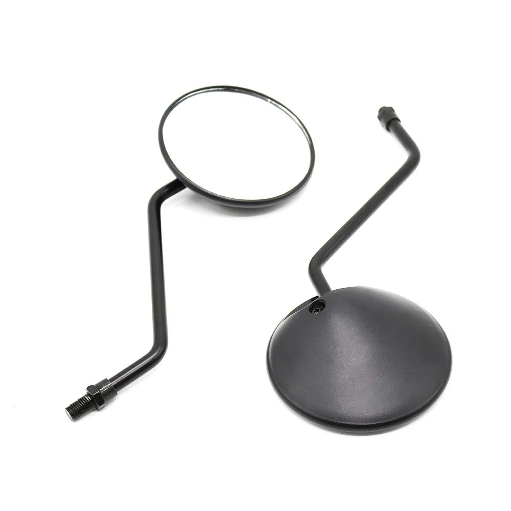 1 пара Универсальный круглый мотоцикл складное боковое зеркало заднего вида 10 мм