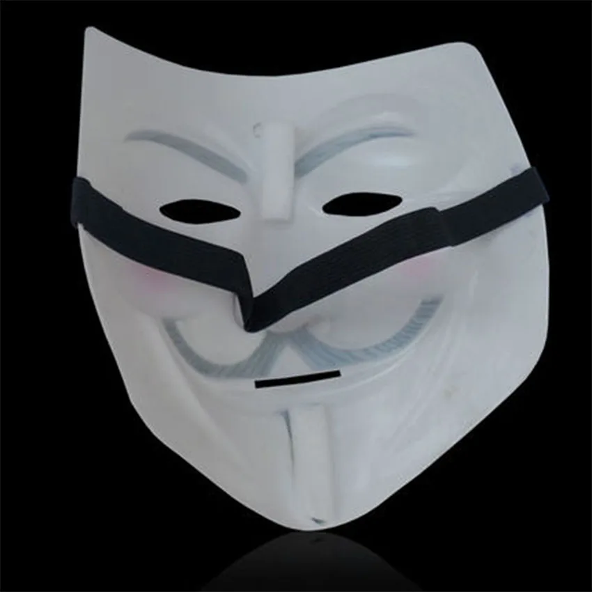 V для Vendetta Маска Guy Fawkes Anonymous Хэллоуин маскарадный костюм косплей Венецианская