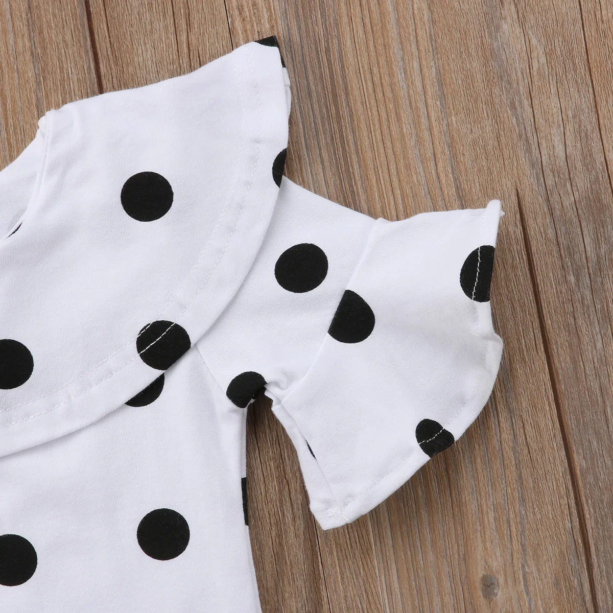 2018 Новый горошек новорожденных для маленьких девочек с воротником боди Пляжный