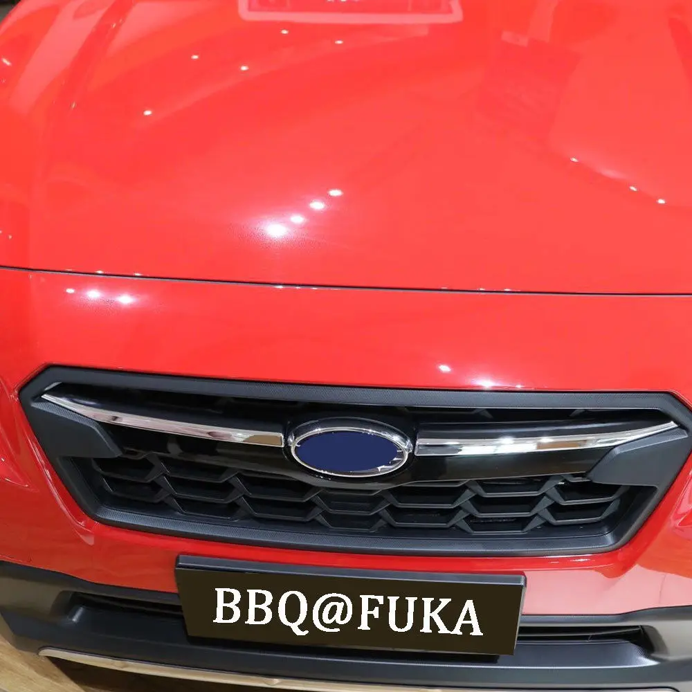 2 шт. хромированный чехол на переднюю решетку автомобиля из АБС пластика для Subaru XV