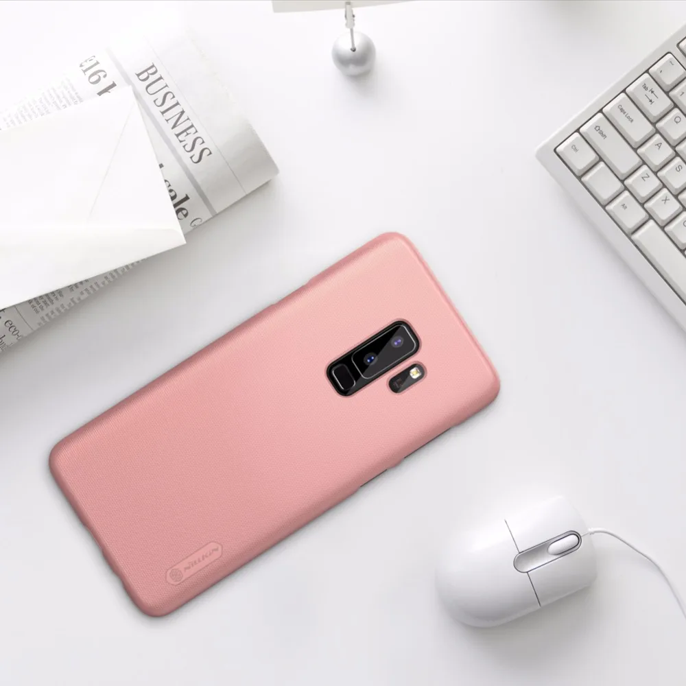 Для samsung Galaxy S9 Plus чехол Nillkin матовый защитный жесткий чехол для задней панели ПК чехол для samsung S9 матовый чехол для телефона+ Защитная пленка для экрана
