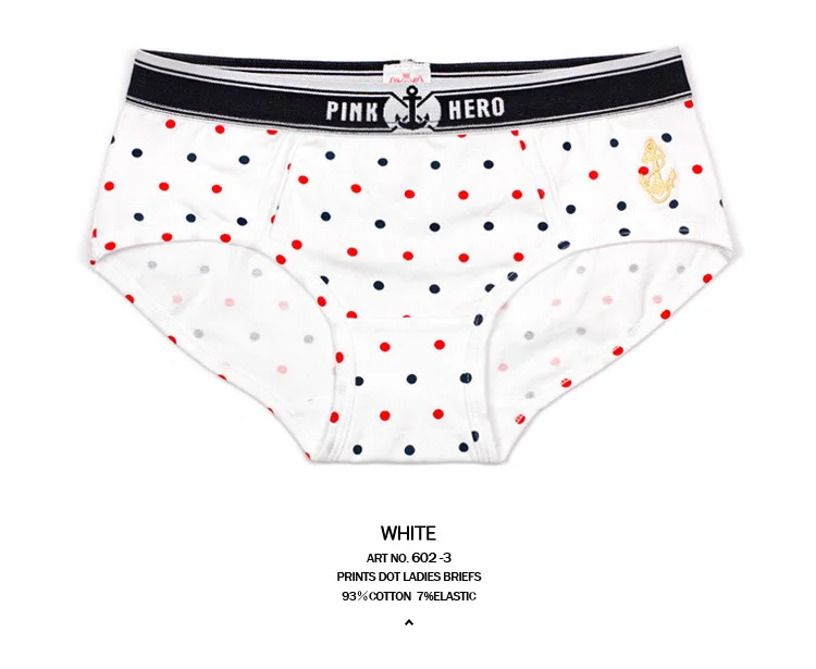 white dot S Розовые высококачественные хлопковые трусы-боксеры с героями мультфильмов для мужчин и женщин; модное нижнее белье для пар; соблазнительное нижнее белье с принтом в горошек для влюбленных - Цвет: white dot S