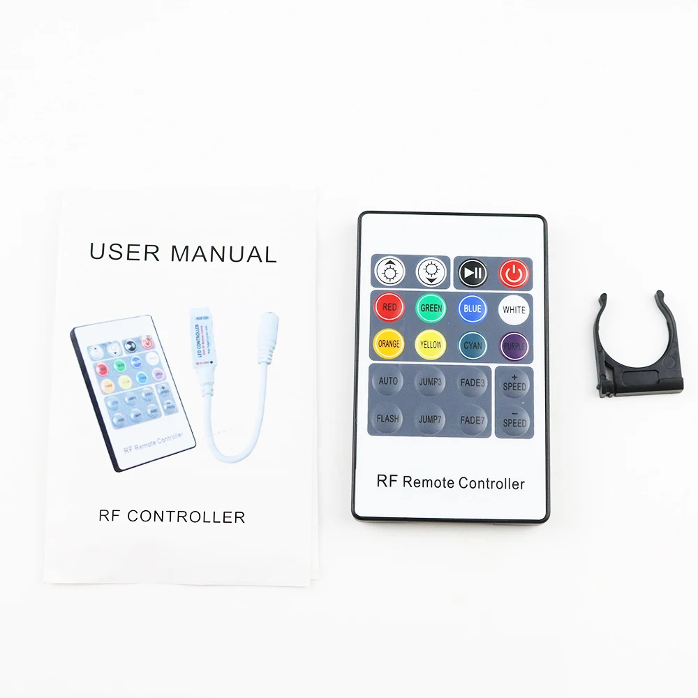 Контроллер для светодиодных лент 20 клавиш 4 контакта 5050 3528 3014 RGB|rf led controller|led