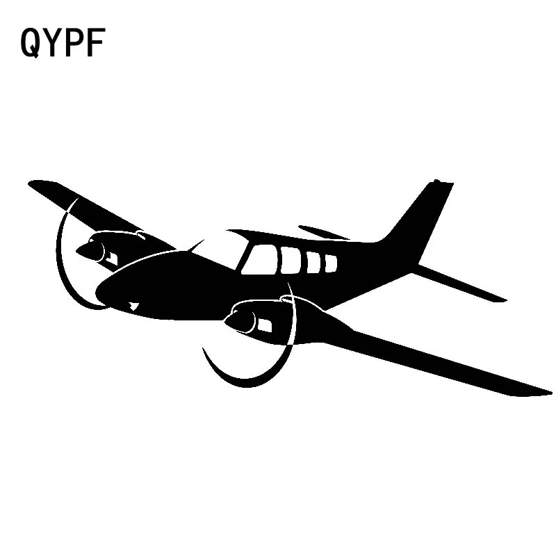 

QYPF 18.8cm*7.7cm Light Feeling Beautiful Passenger Cabin Airplane Original Vinyl Car Sticker Specific Decal C18-0789