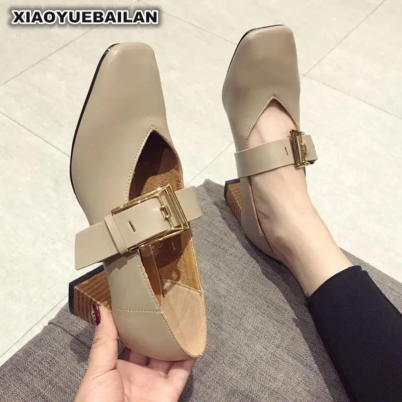 Весна 2018 и обувь на высоком каблуке с ремешком щиколотке удобной грубой