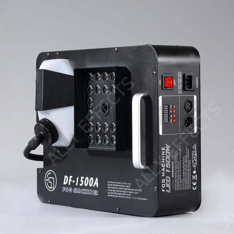 Светодиодный противотуманный аппарат 1500 Вт RGB 3 в 1 беспроводной и DMX512 дымовой с