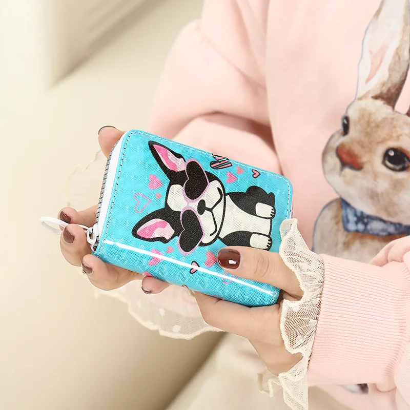 Miyahouse женский короткий кошелек с милой собачкой кошелек для мелочи из искусственной кожи Женский держатель для карт кошелек Billetera дешевый маленький кошелек