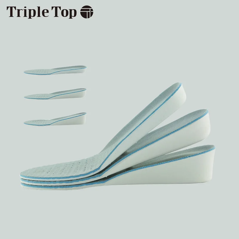 Мягкие стельки TripleTop увеличивающие рост дышащие 2 5 см 3 невидимые EVA.|Стельки| |