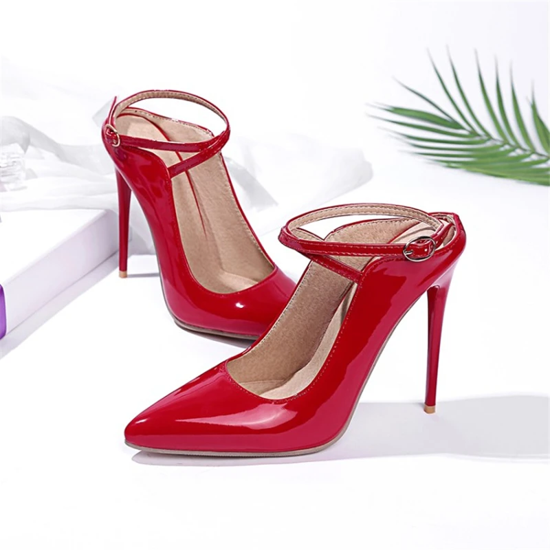 MSSTOR с перекрещивающимися ремешками на высоком каблуке пикантная обувь размера