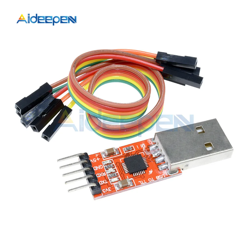 CP2102 модуль USB к TTL Серийный UART STC Скачать кабель PL2303 супер щетка линия 5PIN разъем
