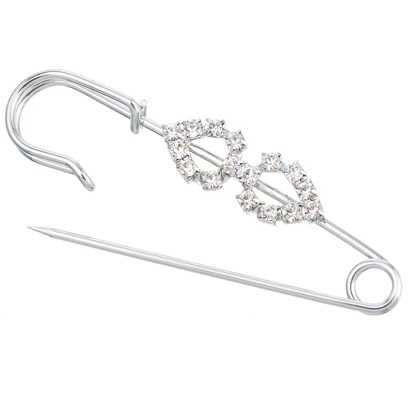 Hoomall Посеребренная Брошь значок для одежды значки с искусственными камнями на