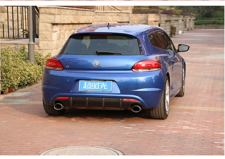 Подходит для Фольксваген Scirocco R 2009-2016 задний бампер диффузор бамперы защита губ
