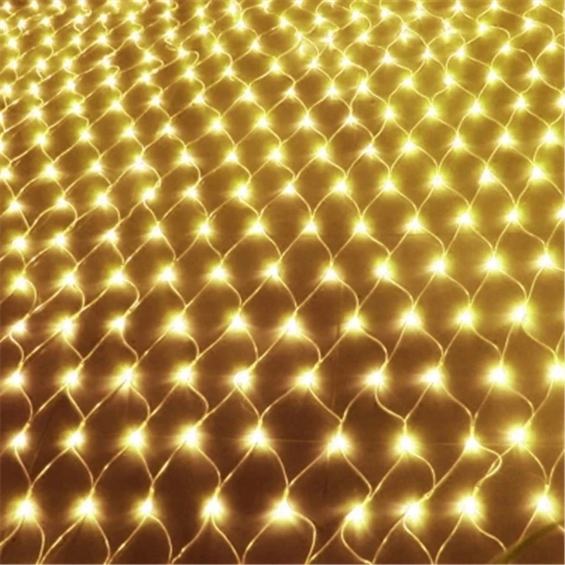 8 виды узоров плетения светодиодный сетевой свет 3*2 м/204 s Водонепроницаемая