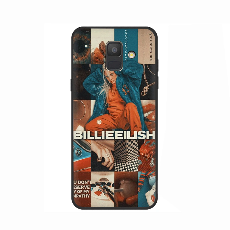 B13 Billie Eilish Халид милый мягкий силиконовый чехол для телефона для samsung GaLaxy A3 A5 A6 A7 A8 A9 A10 A30 A40 A50 A70 J6 - Цвет: B13